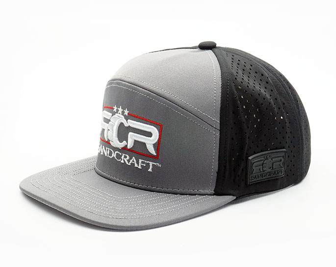 SANDCRAFT Hat - 'BLACKWATER' Grey - 6 Panel - Image 5
