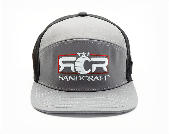 SANDCRAFT Hat - 'BLACKWATER' Grey - 6 Panel - Image 3