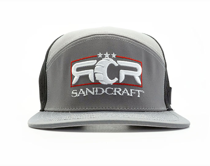 SANDCRAFT Hat - 'BLACKWATER' Grey - 6 Panel - Image 4