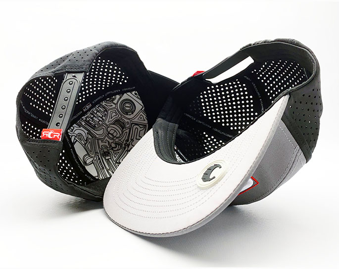 SANDCRAFT Hat - 'BLACKWATER' Grey - 6 Panel - Image 2