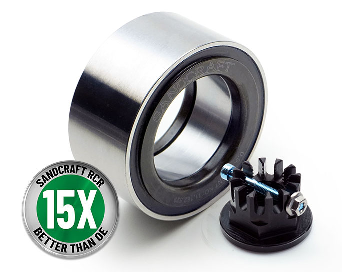 SANDCRAFT Double Row Tapered Wheel Bearing - 14-24 RZR (Set of 4)