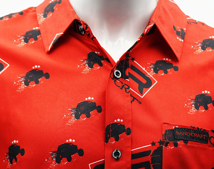 Front Of The Line Shirt - Red CAN AM - Image 2