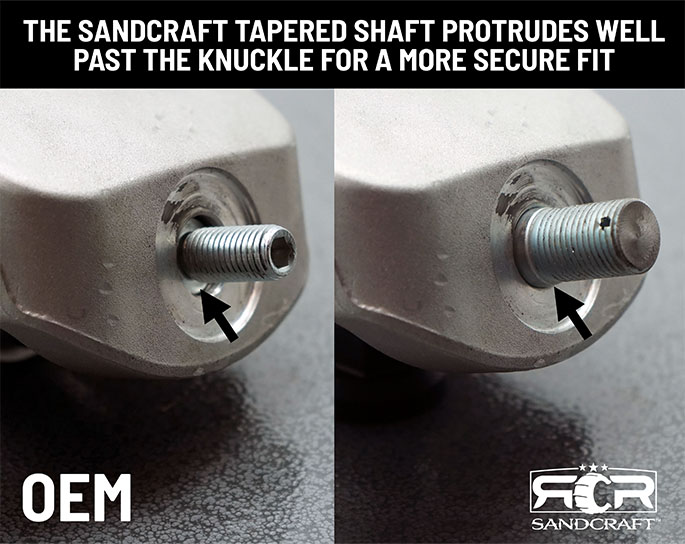 Sandcraft Lower Ball Joint - 2022+ Pro R - Turbo R (set of 2) - Image 4