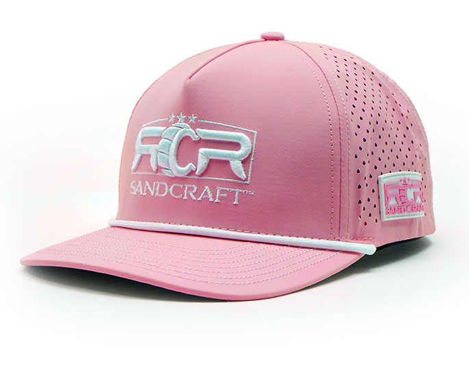 SANDCRAFT Hat - 'TYPE-R' Pink - 5 Panel