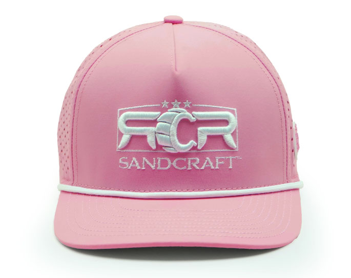 SANDCRAFT Hat - 'TYPE-R' Pink - 5 Panel - Image 5