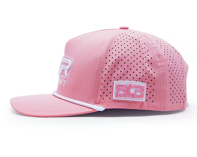 SANDCRAFT Hat - 'TYPE-R' Pink - 5 Panel - Image 3